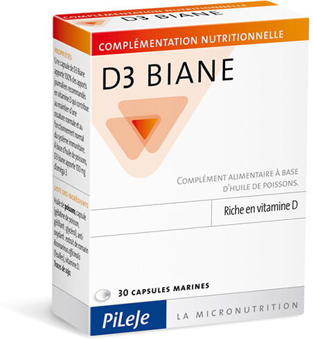 Pileje D3 Biane 30 capsules