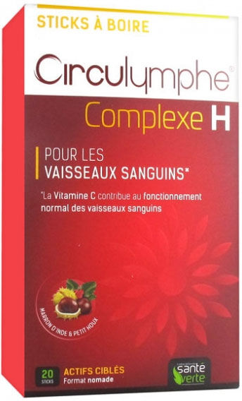 Santé Verte Circulymphe Complexe H 20 sticks