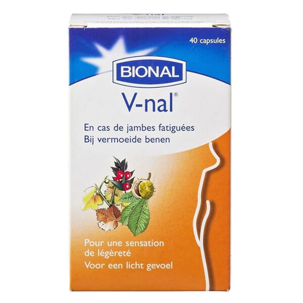 Bional V-nal Jambes Fatiguées + Vitamine C 40 capsules