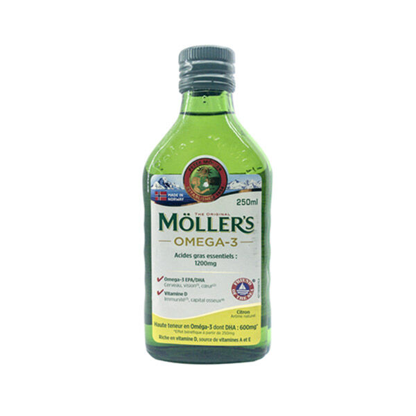 Uberti Mollers Huile de Foie de Morue Arôme Citron 250ml