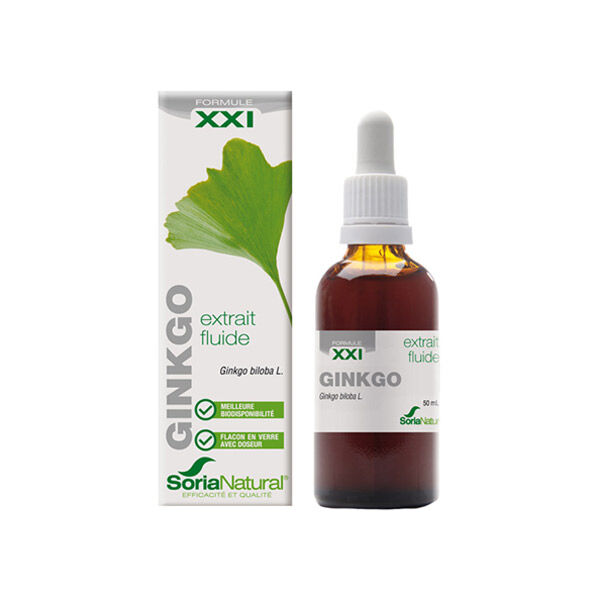 Soria Natural Extrait Fluide Glycerine Ginkgo XXI 50ml