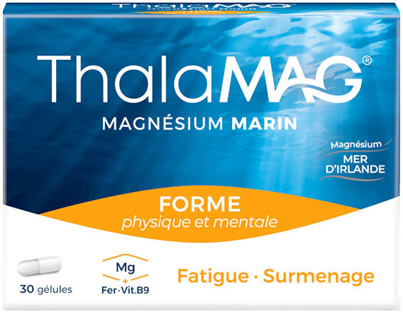 Thalamag Magnésium Marin Forme Physique & Mentale 30 gélules