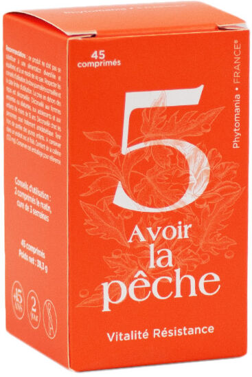 Phytomania 5 Avoir la Pêche 60 capsules