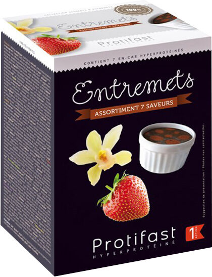 Protifast Entremet Hyperprotéiné Assortiment 7 Sachets