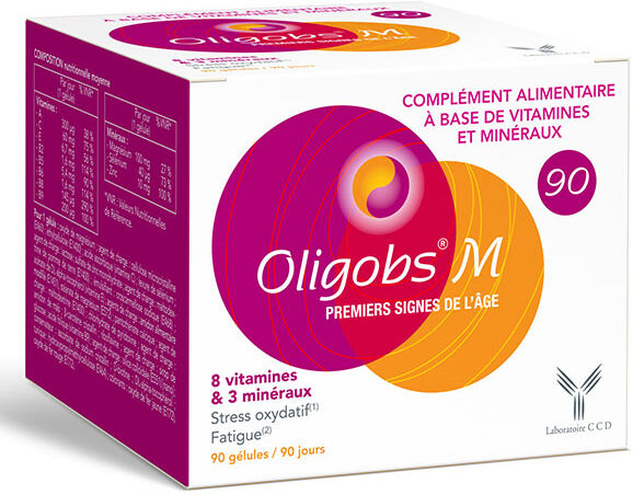 Laboratoire CCD Oligobs M Premiers Signes de l'Âge 90 gélules