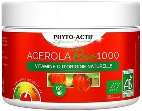 Phyto-actif Acerola 1000 Bio 60 comprimés