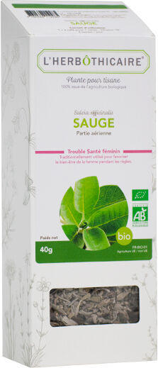 L' Herbothicaire L'Herbôthicaire Tisane Sauge Bio 40g