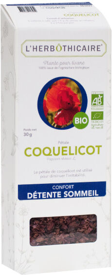 L' Herbothicaire L'Herbôthicaire Tisane Coquelicot Bio 30g