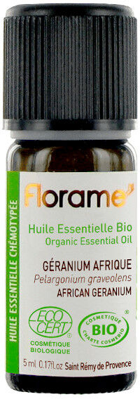 Florame Aromathérapie Huile Essentielle Géranium Afrique Bio 5ml