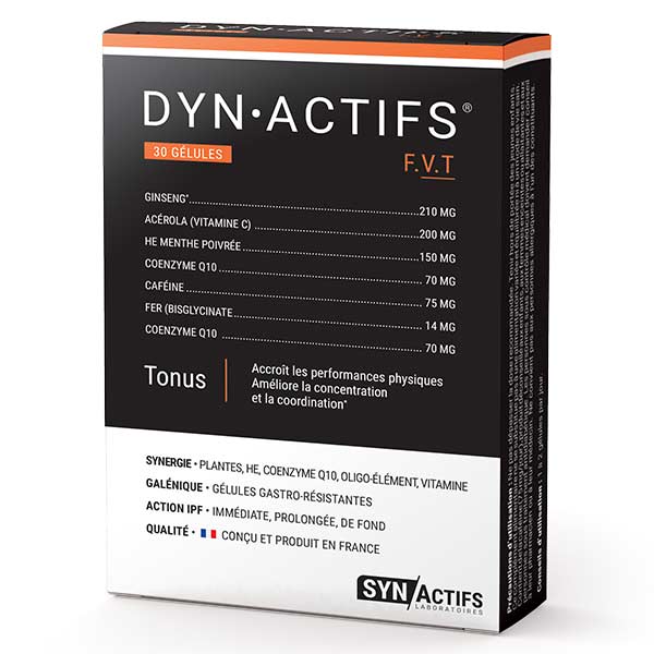 Synactifs Dynactifs Tonus 30 gélules