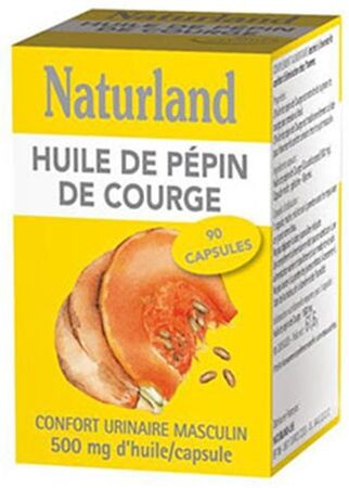 Naturland Huile de Pépin de Courge Bio 90 capsules