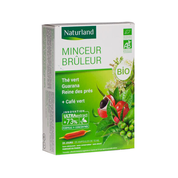 Naturland Minceur Bruleur Bio 20 ampoules