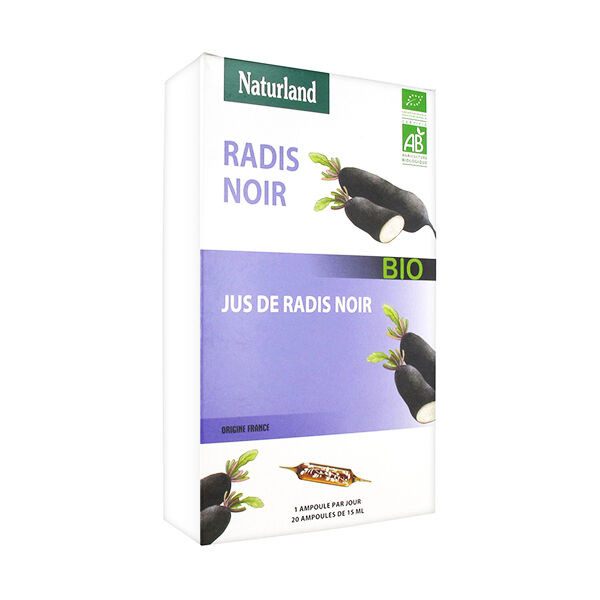 Naturland Radis Noir Bio 20 ampoules