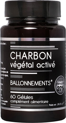 Nutrivie Charbon Végétal Activé Vegan 60 gélules