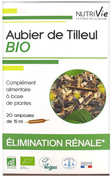 Nutrivie Aubier de Tilleul Bio 20 ampoules