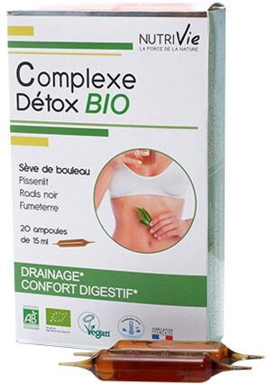 Nutrivie Complexe Détox Bio 20 ampoules