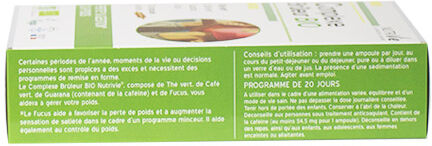 Nutrivie Complexe Brûleur Bio 20 ampoules