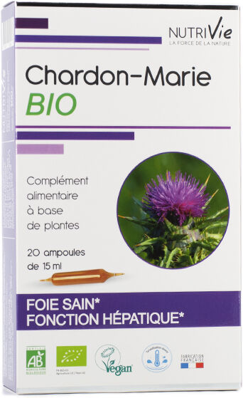 Nutrivie Chardon-Marie Bio 20 ampoules