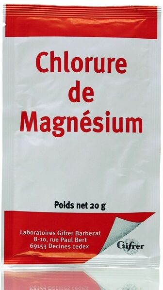 Gifrer Chlorure de Magnésium sachet 20g