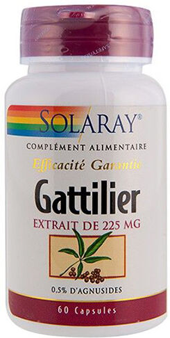 Solaray Gattilier 225mg 60 capsules