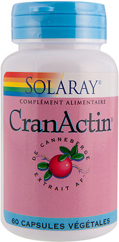 Solaray Cran Actin Canneberge 400mg 60 capsules végétales