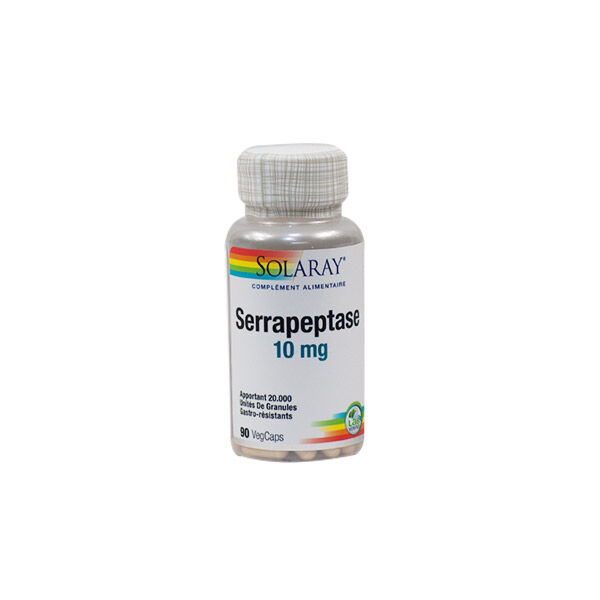 Solaray Serrapeptase 10mg 90 capsules végétales