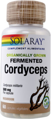 Solaray Cordyceps 500mg 60 capsules végétales