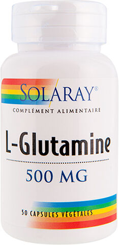 Solaray L- Glutamine 500mg 50 capsules végétales