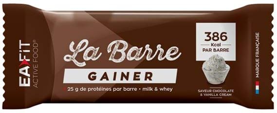 Eafit La Barre Gainer Goût Chocolate & Vanilla Cream 90g