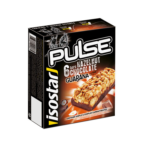 Isostar Barres Pulse Noisette / Chocolat 6 x 23g