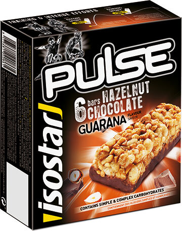 Isostar Barres Pulse Noisette / Chocolat 6 x 23g