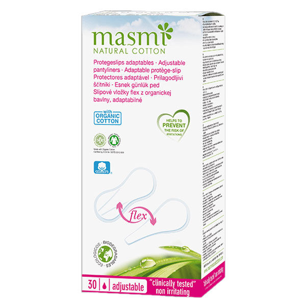 Masmi Protèges-slip Coton Adaptable 30 unités