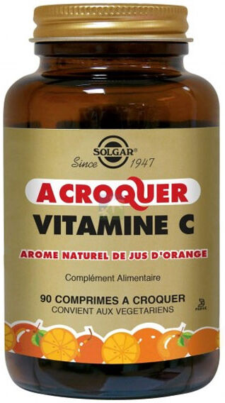 Solgar Vitamine C 500mg Orange 90 comprimés à croquer