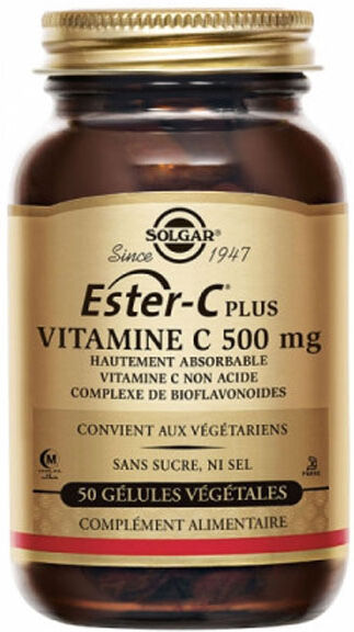 Solgar Ester-C Plus 500 boite 50 gélules végétales