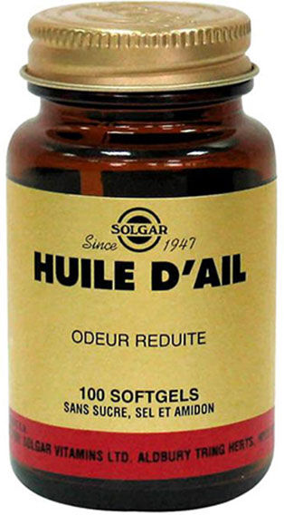 Solgar Huile d'Ail 100 softgels