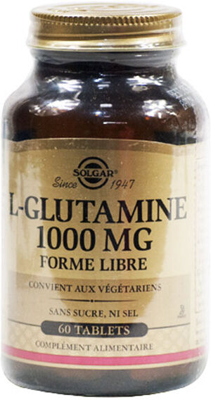 Solgar L-Glutamine 1000mg 60 gélules végétales