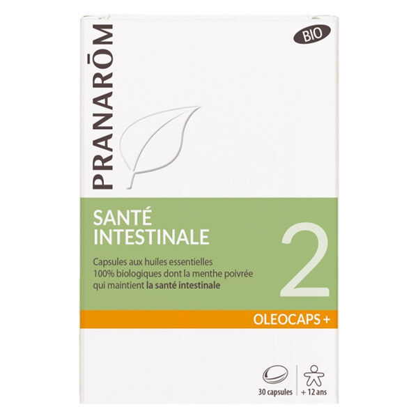 Pranarom Oleocaps+ Santé Intestinale Bio 30 capsules