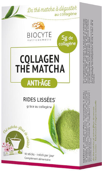 Biocyte Collagene Thé Matcha 10 Sticks