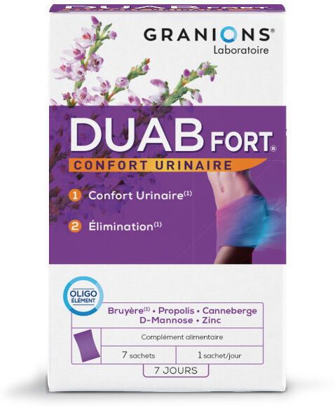 Laboratoire des Granions Granions Duab Fort Confort Urinaire 7 sachets