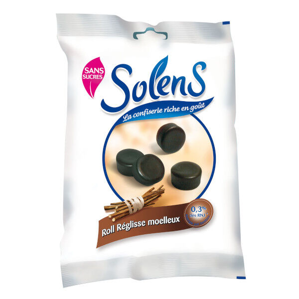 Solens Roll sans Sucres Réglisse Moelleux 100g