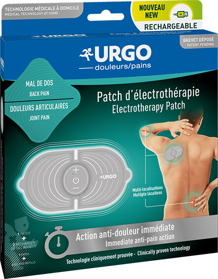 Urgo Douleurs Patch d'Électrothérapie Rechargeable