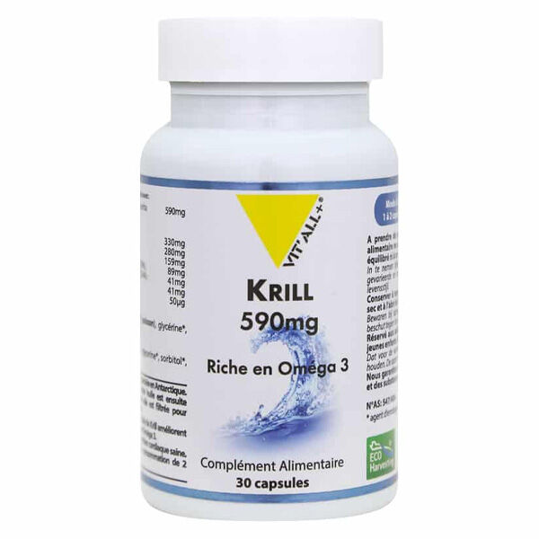 Vit'all+ Krill 500mg 30 capsules