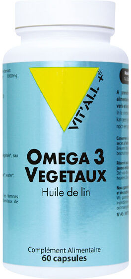 Vit'all+ Oméga 3 Végétaux 1000mg 60 capsules