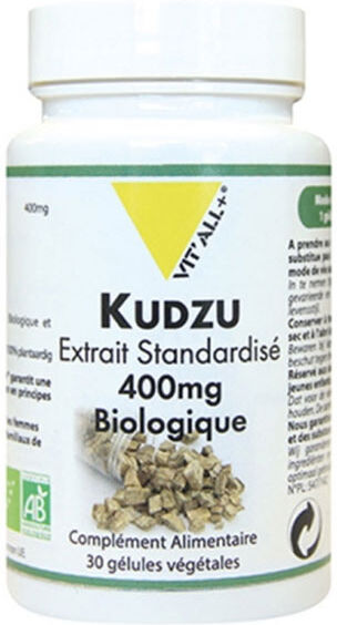 Vit'all+ Kudzu Bio 400mg 30 gélules