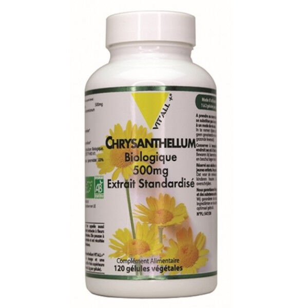 Vit'all+ Chrysanthellum 500mg Bio 120 gélules végétales