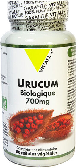 Vit'all+ Urucum Bio 700mg 60 gélules