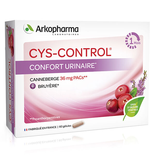 Arkopharma Cys-Control Confort Urinaire 60 gélules