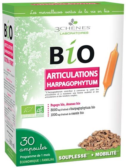 Les 3 Chênes Bio Articulations Harpagophytum 30 ampoules