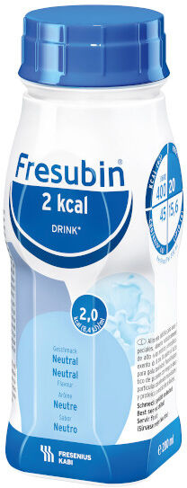 Fresenius Fresubin Drink Nature Aliment Liquide 4 x 200ml