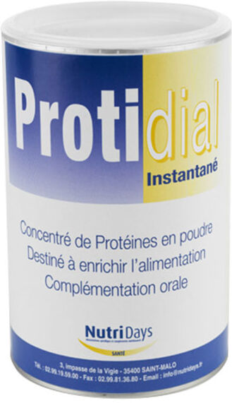 Nutridays Protidial Instantané Concentré de Protéines en Poudre 500g